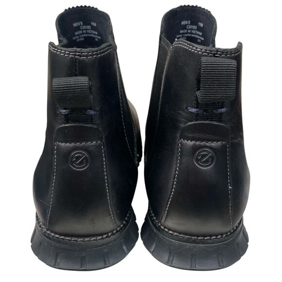 Cole Haan Men’s Zerogrand Black Leather Waterproof Chelsea Boot Size US 11 - Picture 8 of 11